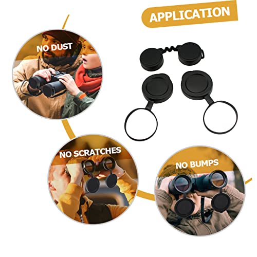 Cubiertas de lentes de binoculares y tapas protectoras de objetivo para telescopios 6