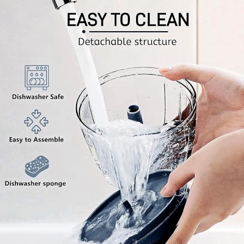 Image of Manual Hand Dori Vegetable Chopper for Kitchen Use 900 ml | Plastic Body & Stainless Steel Blade | Onion Cutter for Ginger, Garlic, Salad, Tomato, Potato | BPA Free | Pack of 1