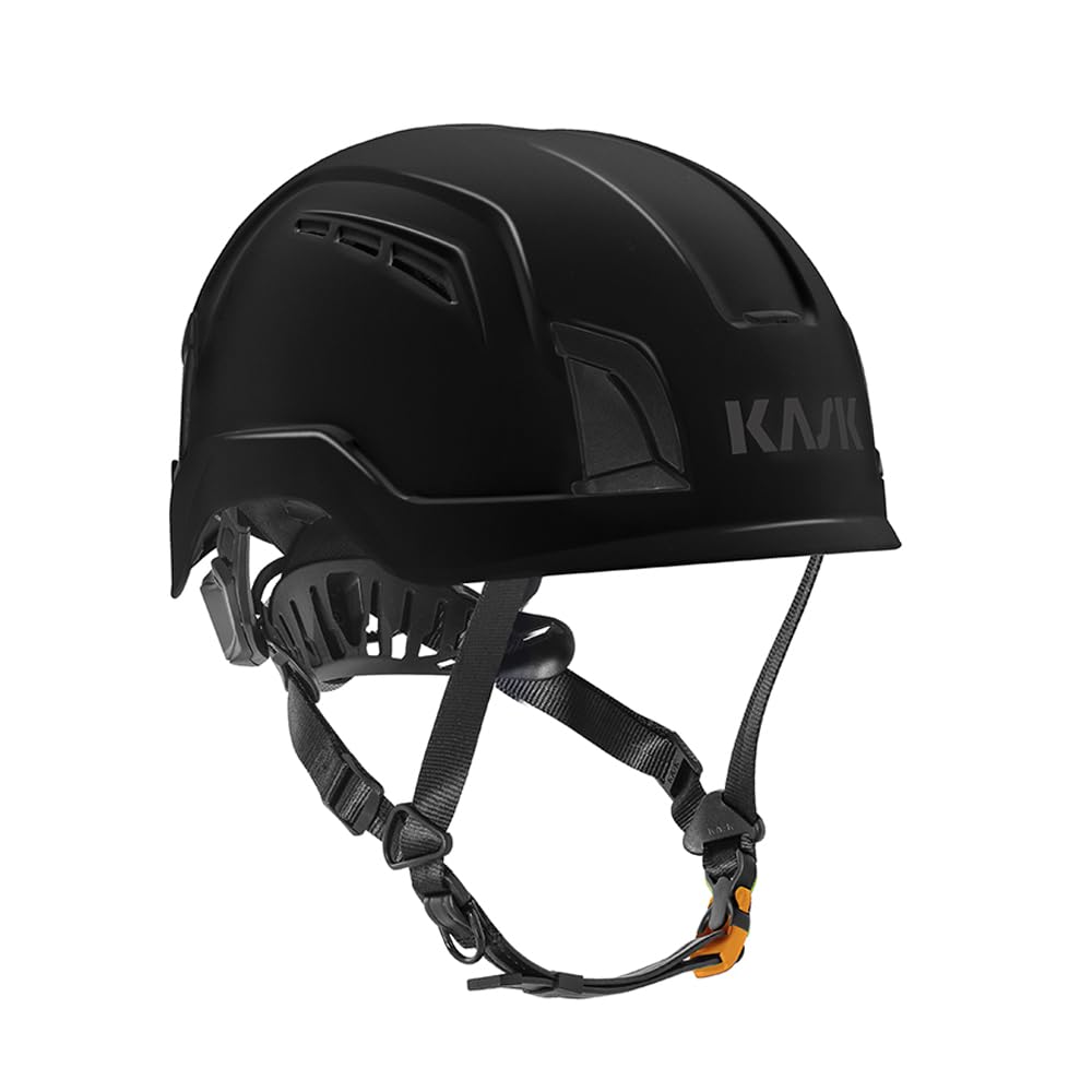 KASK Zenith X Air - Casco de construcción, escalada y trabajo, rueda giratoria, talla 52-63 cm, sistema de ventilación, color negro
