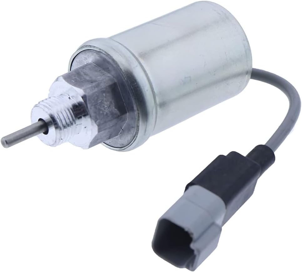 Shut Off Solenoid,Compatible with Perkins 402D 403C 403D 404C,U85206520,Engine Stop Solenoid for Excavator