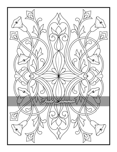 100 Amazing Patterns: An Adult Coloring Book with Fun, Easy, and Relaxing Coloring Pages - Image 49