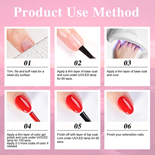 Double Rhythm 8 Colors 7.5Ml Gel Nail Polish Kit Fluorescent Glitter Polish Gel Starter Set Soak Off Art Manicure Home Salon Diy Gifts (8-Kit21) #TOP5