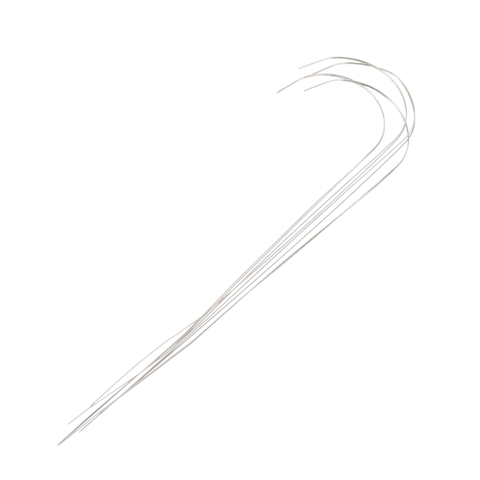 Gogogmee Practical Beading Needles 4pcs Alloy Needles for DIY Sewing Jewelry Making Hand Quilting Fast and Easy Bead Wearing