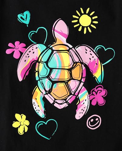 Image of The Children's Place Girls' Short Sleeve Graphic T-shirts (5-Pack)