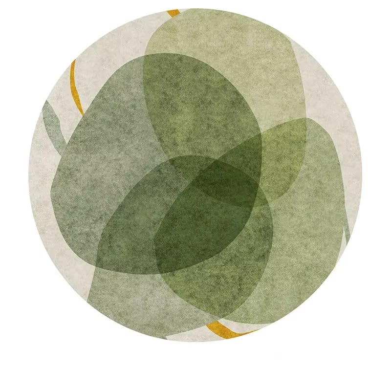 Tapis rond haut de gamme 150 cm au design minimaliste