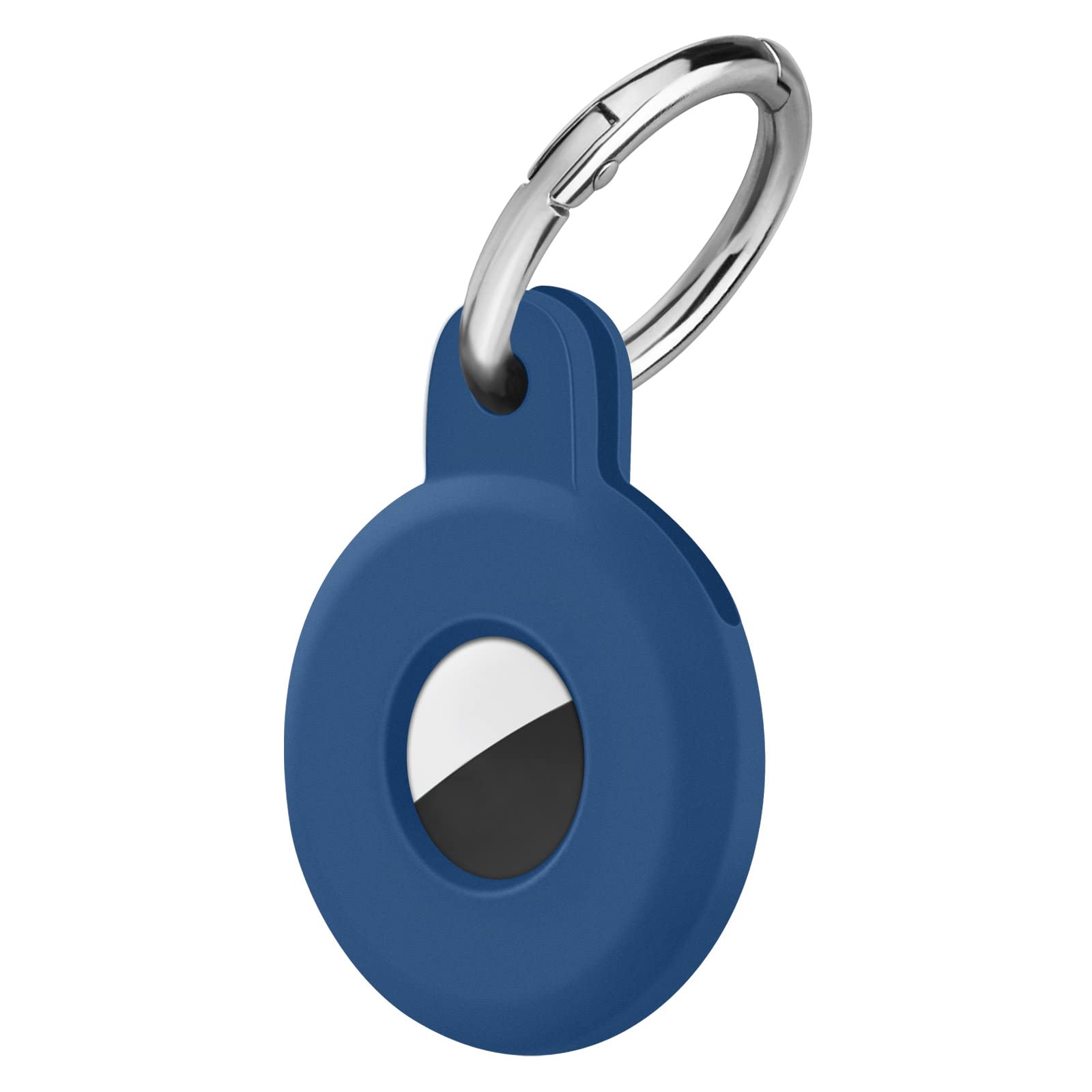 Ainiv Protective Case for AirTag, 1PC Thick Silicone Keyring Case Compatible with Apple Airtag, Durable Protective Holder Cover with Anti-Lost Key Ring, Pet Collar Locator Tracker Cover — view 23