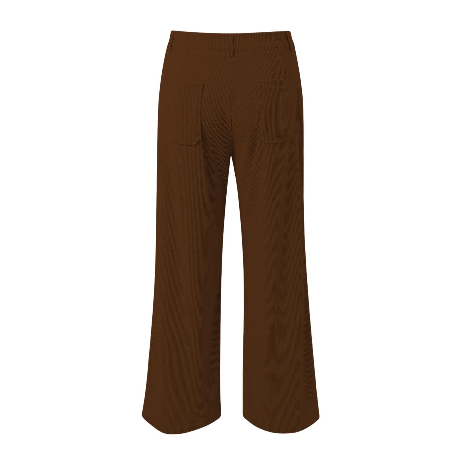 Générique Pantalon en Velours côtelé pour Fille Baggy Jambes Larges Pantalon Évasé Taille Haute Ample Pantalon Décontracté Élastique Léger Confortable Pantalon De Loisirs