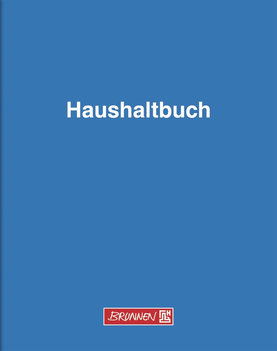 Brunnen 1010160 Geschäftsbuch / Haushaltsbuch (mit Ausgabenvordruck, 20,5 x 260 cm)