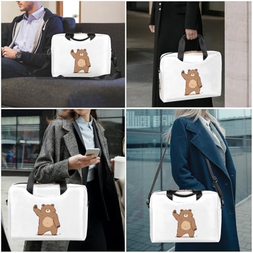 Maletín para portátil 15.6" diseño de oso miniatura 7
