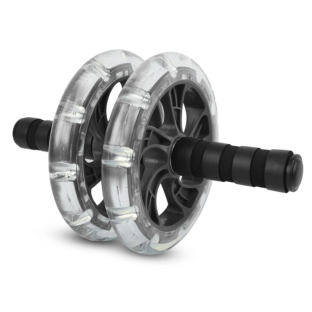 Rodillo de fitness profesional con rodamiento Ejercitador abdominal Equipo de entrenamiento central con bandas de resistencia Rodillera para entrenamiento de gimnasio en ca