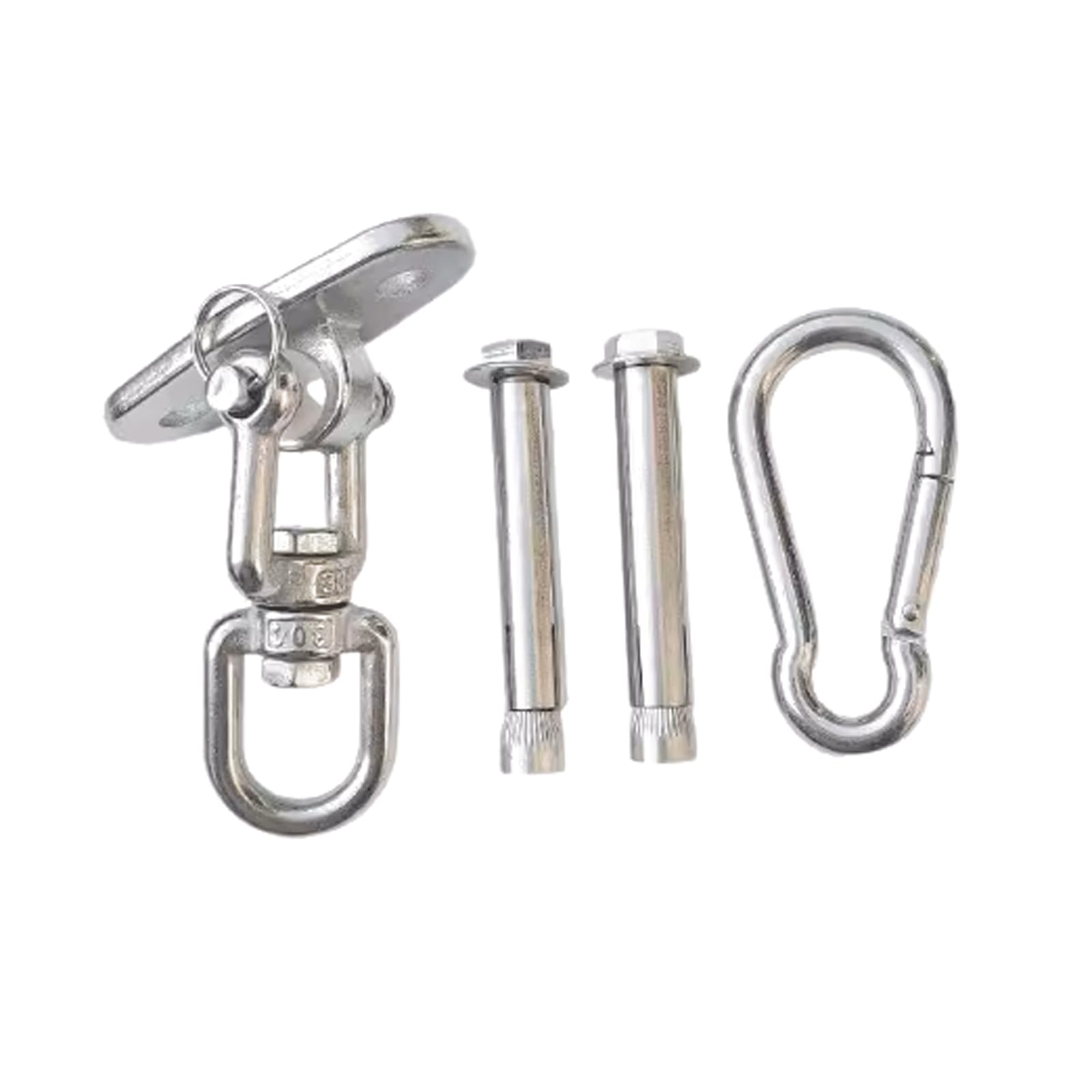VHcgCGJ Ceiling hook, 1 Set Hammock Chair Hook Rotatable Sandbag Swing Kit Load-Bearing(D,Expansion screw)