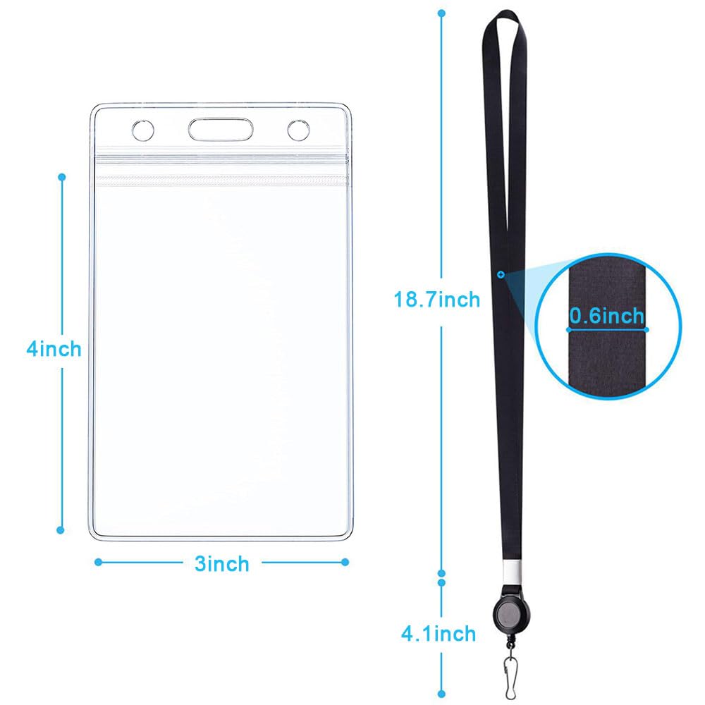 4 Cordini Da Crociera Con Porta Carte, Porta Badge Impermeabile - Foto 4