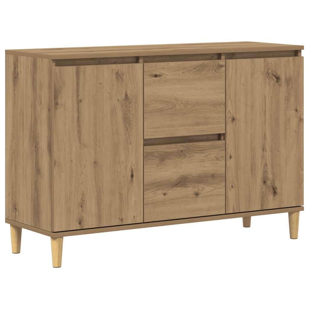 Refined Aparador de Madera de ingeniería Roble Artisan 102x35x70 cm