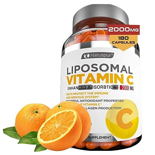 Premium Liposomal Vitamin C 2000mg - 180 Capsules –Ultra Potent High Absorption Ascorbic Acid, Supports Immune System & Collagen Booster - Powerful Antioxidant High Dose Fat Soluble Vitamin C