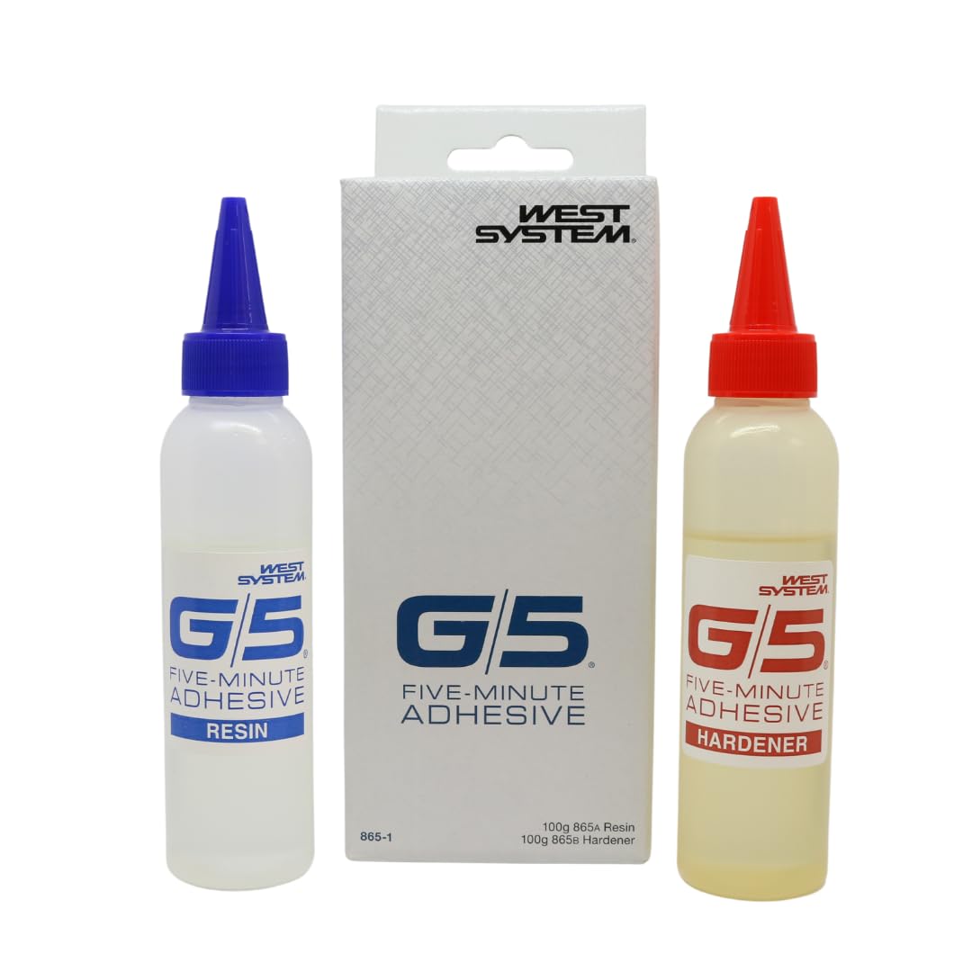 West SystemG/5 Five-Minute Adhesive, 2-part Pack