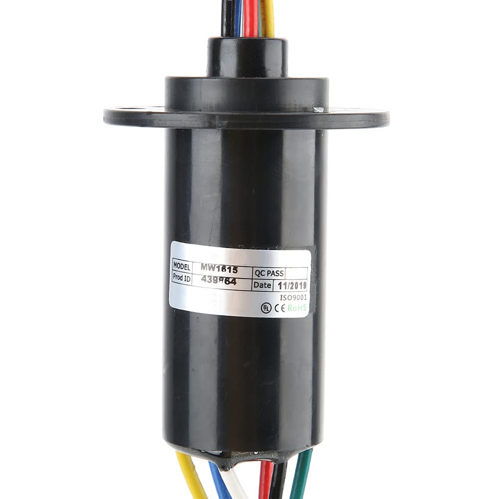 MW1615 Conductive Slip Ring Electrical Collecting Ring 0 600VAC DC 0.1N m0.03Nm 6ch