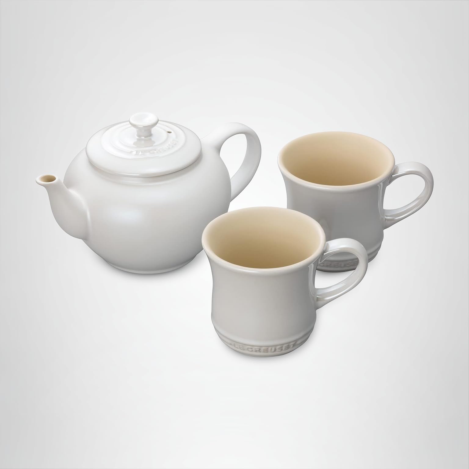 Amazon｜ル・クルーゼ(Le Creuset) ティーセット ティーポット&マグ(SS