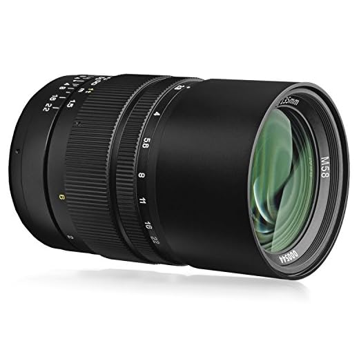Oshiro 135mm f/2.8 LD UNC AL Telephoto Full Frame Prime Lens for Nikon D5, D4S, DF, D4, D850, D810, D750, D610, D500, D7500, D7200, D5600, D5500, D5300, D5200, D3400, D3300, D3200 Digital SLR Cameras