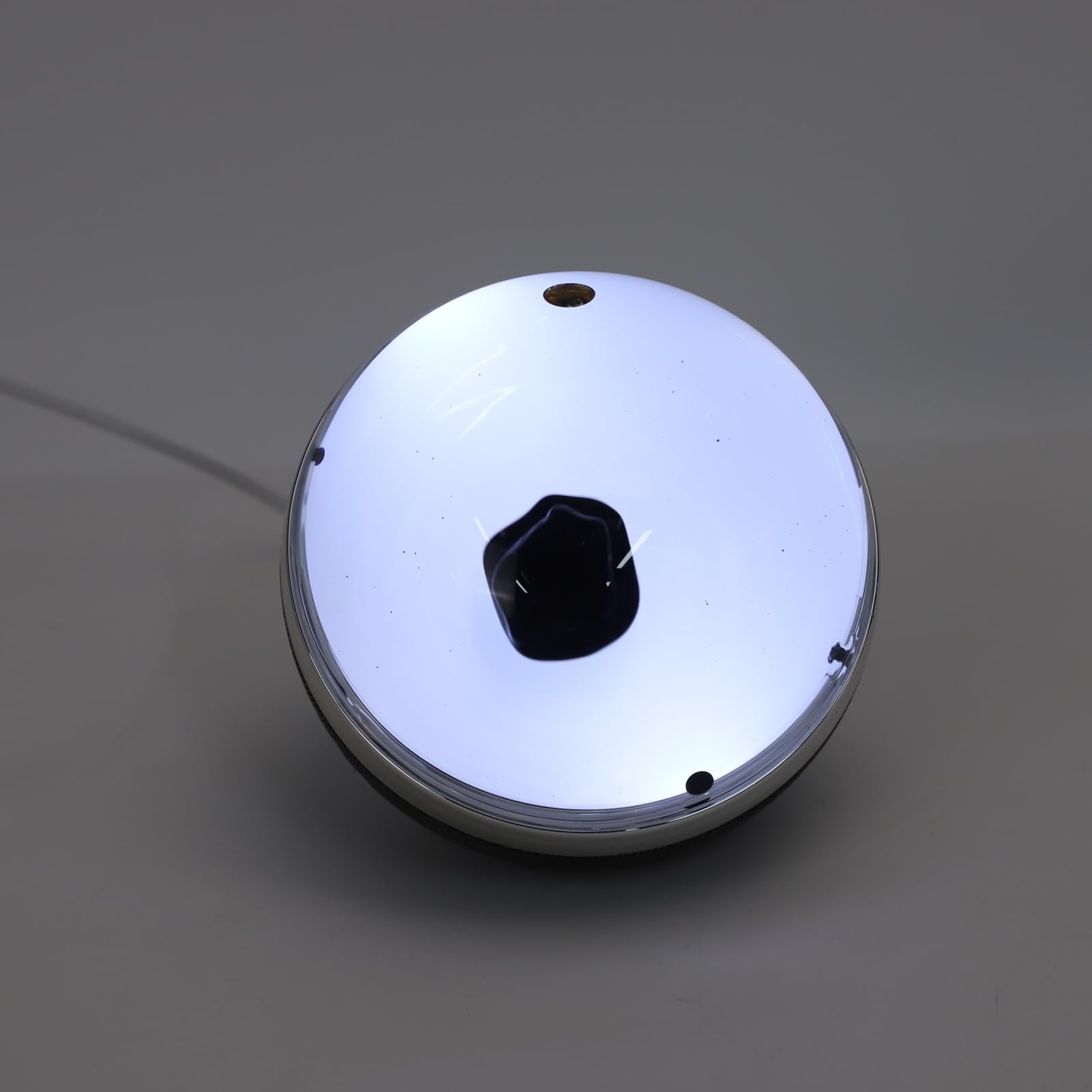 GLOGLOW Visualizzatore di Suoni Ferrofluidi Portatili con Lampada Ritmica Rilevatore di Suoni Fluidi Magnetici con Luce Notturna Calda per Ornamenti da Scrivania Decorazioni per L'home