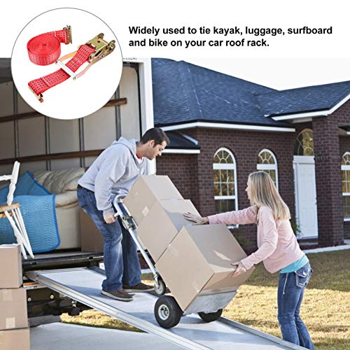 VILLCASE 2 Pcs Amarração Correia Heavy Duty Cinta De Amarração De Carga da Correia Tensionamento Cin