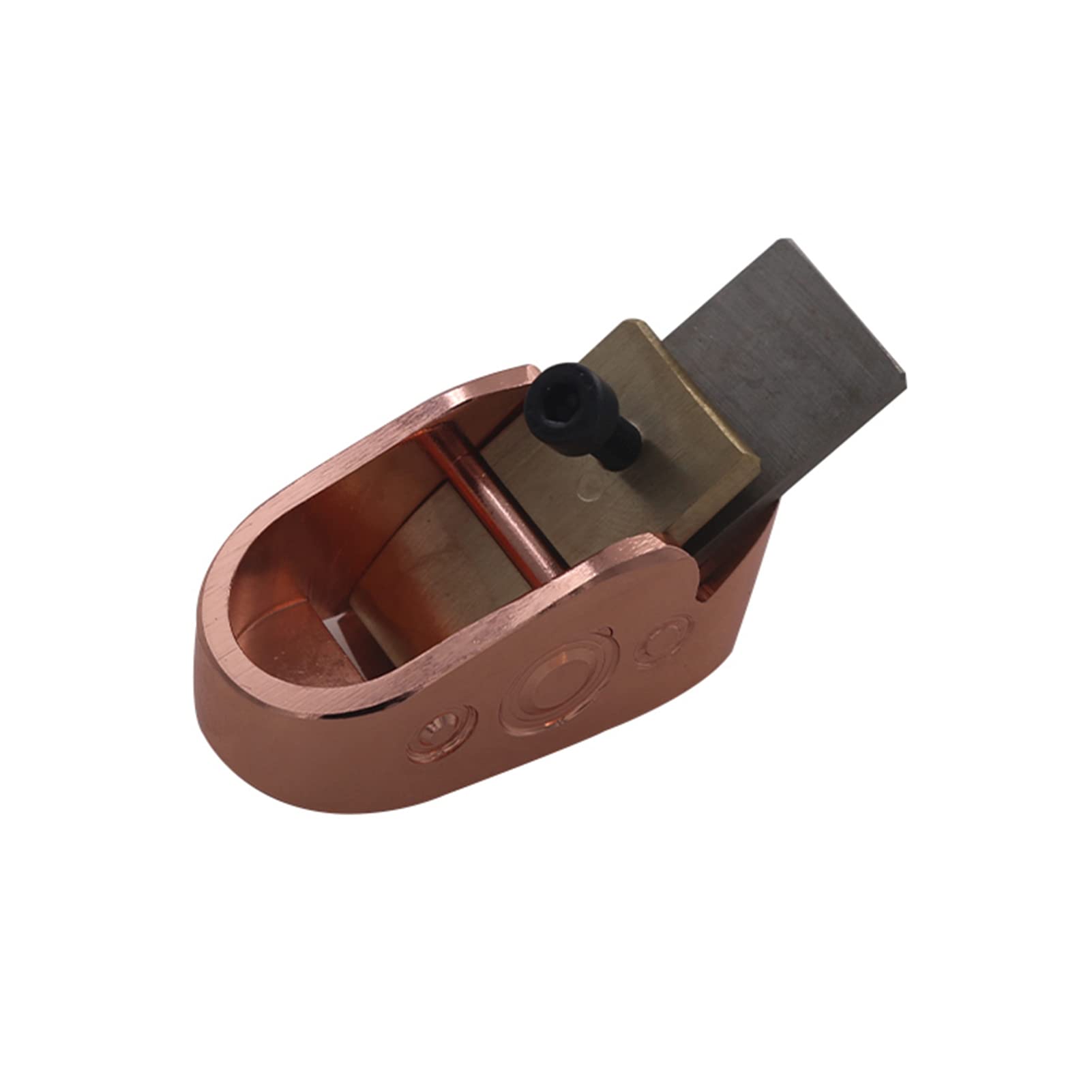 Hanzete - Set di 5 pialle per la lavorazione del legno, pialle per violino, suola curva, in metallo, ottone, strumento per liutaio fai da te, violino, viola, violoncello, strumento in legno
