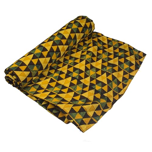 Image of Ethnics of Kutch Women's Ajrakh Modal Silk Natural Dye Hand Block Print Unstitched Kurta Fabric (For Lenght - Refer Bullet Point Below)