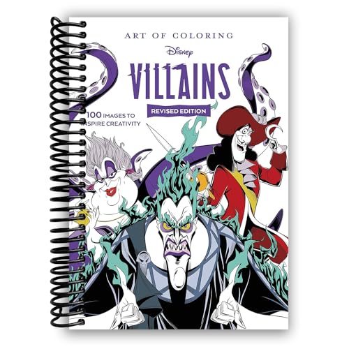 Art of Coloring: Disney Villains [Spiral-bound] Disney Books image 2