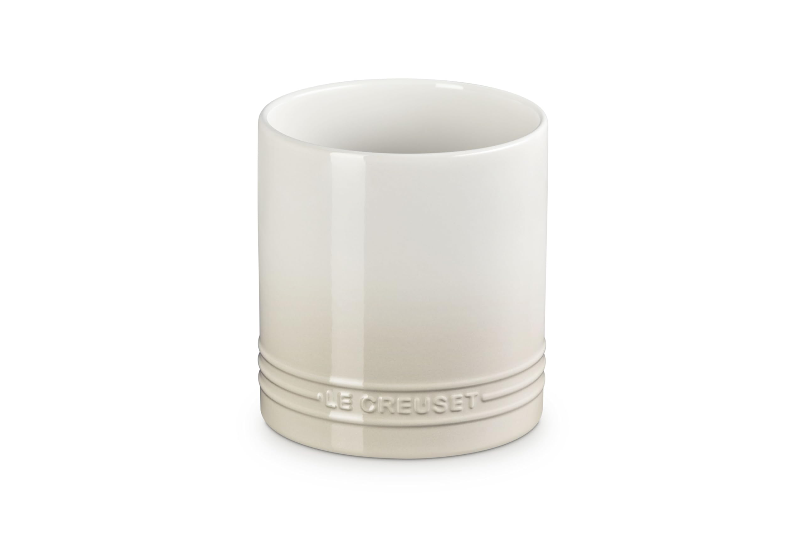 Le Creuset Stoneware Signature Utensil Jar, Meringue