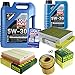 Produktbild QR-PARTS 69341398 Filter Set Inspektionspaket 6 Liter Motoröl Longtime High Tech 5W-30 MANN-FILTER Innenraumfilter Luftfilter Ölfilter