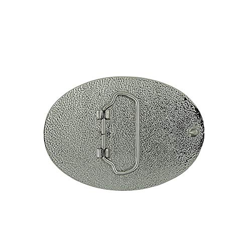 Needzo Rodeo Belt Buckles for Men, State of Texas Seal, Western Apparel, Silver Tone, 2.75 x 3.75 Inches2