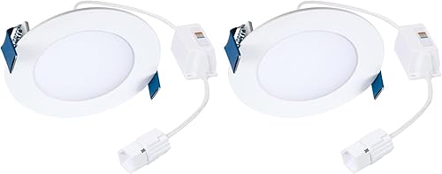 HALO HLBQL4069FSE010 - Focos LED sin lata, fuente de alimentación remota, seleccionable 2700K, 3000K, 3500K, 4000K, 5000K CCT HLB QuickLink de bajo