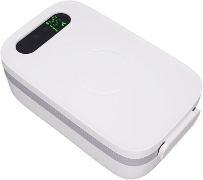 Rengue Cordless Electric Lunch Box, Premium 304 Stainless Steel, Fast Heating Food Warmer, Portable for Work Travel and Outdoor Use 14000mAh Battery