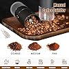 EZLucky Portable Manual Coffee Grinder - Ceramic Conical Burr with 5 Adjustable Settings for Grinding, Perfect for Espresso Enthusiasts at Home, Office, or Camping #4