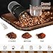 EZLucky Portable Manual Coffee Grinder - Ceramic Conical Burr with 5 Adjustable Settings for Grinding, Perfect for Espresso Enthusiasts at Home, Office, or Camping
