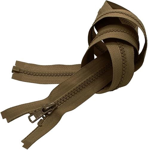 Miniatura 18 de Cremallera Vislon de 20 pulgadas, separación de plástico moldeado #5 de YKK - Peso medio por cada uno (color seleccionado) (amarillo neón Lite - 803)