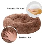 Small Dog Bed, Cat Beds for Indoor Cats, Calming Anti-Anxiety Donut Bed for Puppy and Kitten, Washable Round Fluffy Pet Bed for Extra Small Dogs and Cats(Fits up to 5 lbs Pets) - Image 3