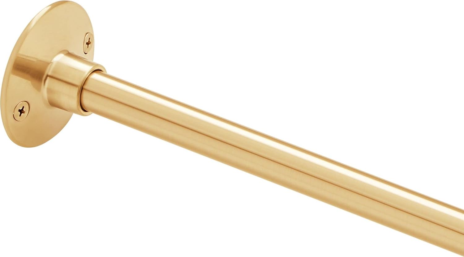 Signature Hardware 482878 60" x 30" Oval Brass Shower Rod