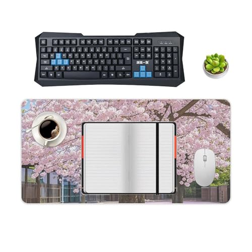 Cherry Blossom Desk Pad Protector Large Waterproof miniatura 4