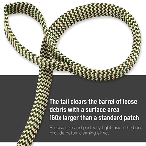 EZshoot 2 PCS Gun Cleaner, Bore Rope for Rifle Pistol Shotgun, Reusable Gun Cleaning Rope, Barrel Cleaner for 5.56mm/.223/.22/9mm/Cal .380/12 GA/. 30 Cal/.308/.44 Cal. (Choose Suitable Calibers) by EZshoot - Image 4