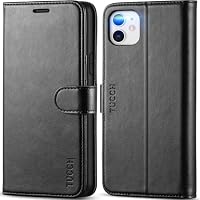 TUCCH Custodia per iPhone 11, Cover Portafoglio Tasca Carte RFID Blocco Antiurto TPU Magnetica...