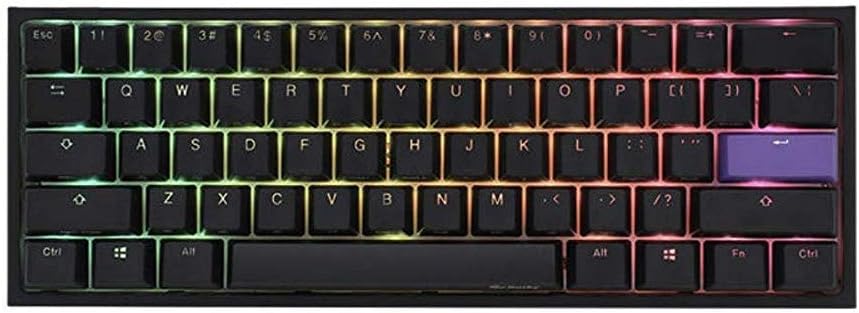 Ducky One 2 Mini Teclado para Gaming - MX-Brown - RGB LED - Diseño de EE. UU. - Negro