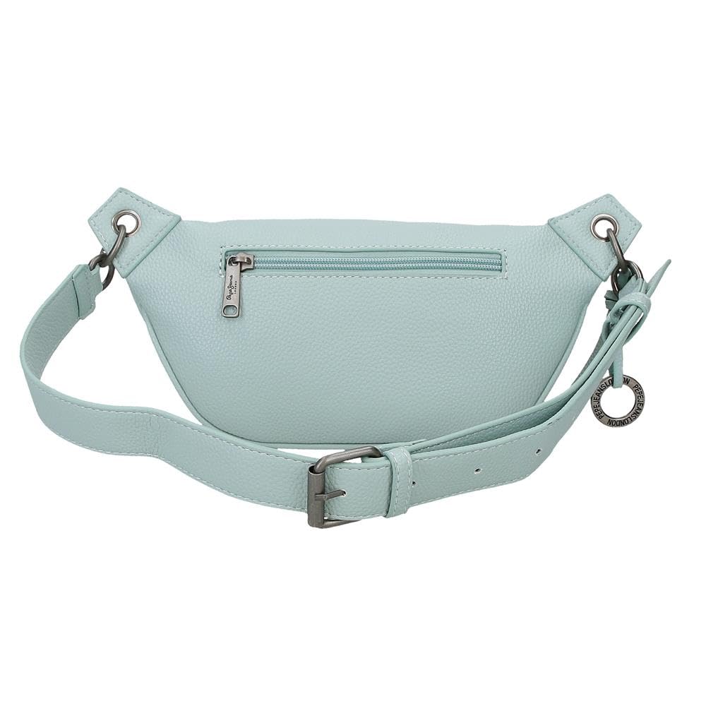 Pepe Jeans Paola Riñonera Plana Azul 26x12x9 cms Poliéster y PU by Joumma Bags