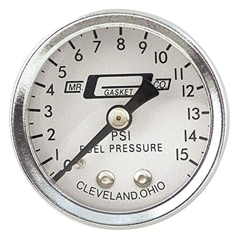 Mr. Gasket 1561 Fuel Pressure Gauge 1.500 in. Cover