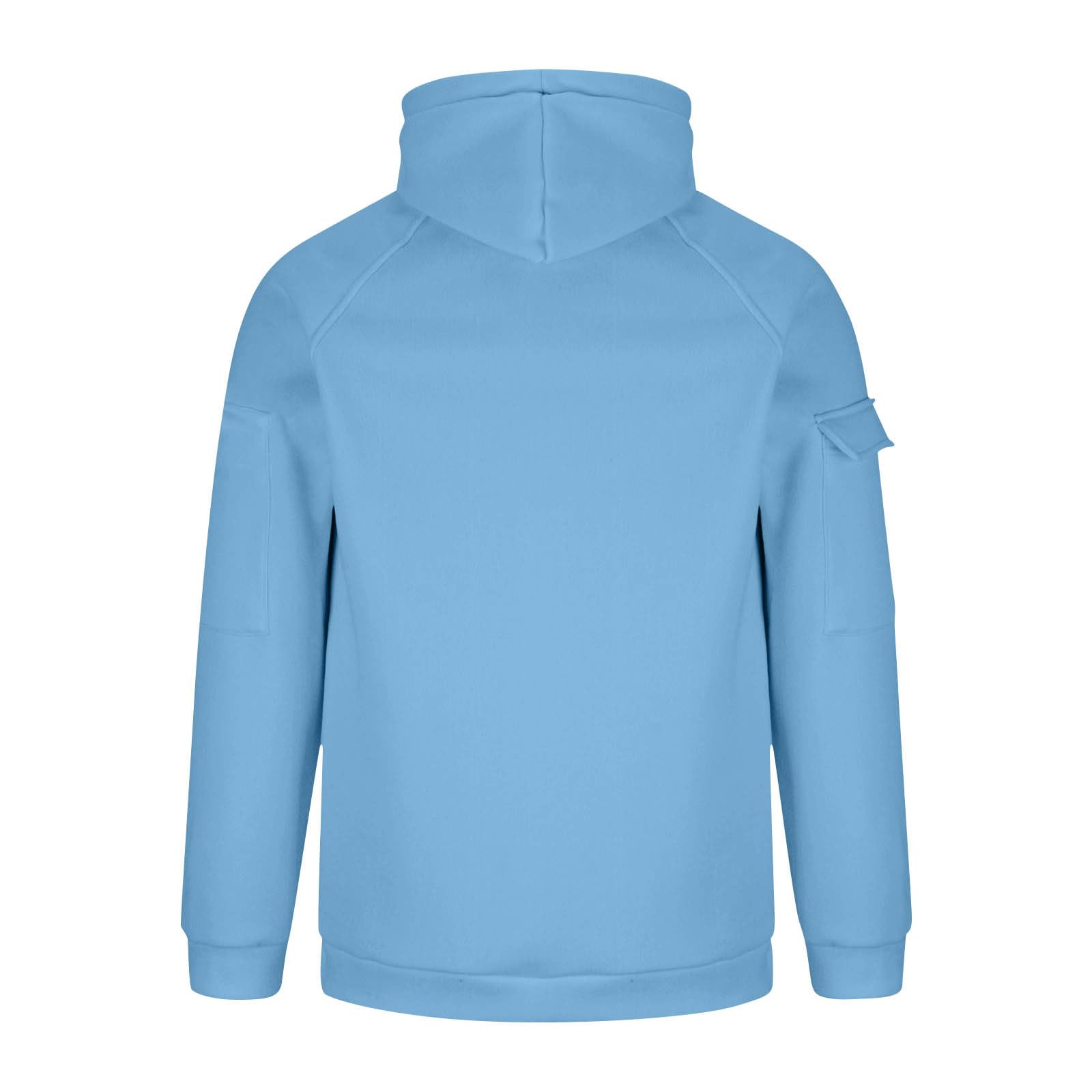 HAOLEI Sudaderas Hombres con Capucha Media Cremallera Sweatshirt Sudadera Manga Larga Otoño Invierno Hoodie Beisbol Divertidas Streetwear Jersey con Bolsillo Holgados Casual Chándales