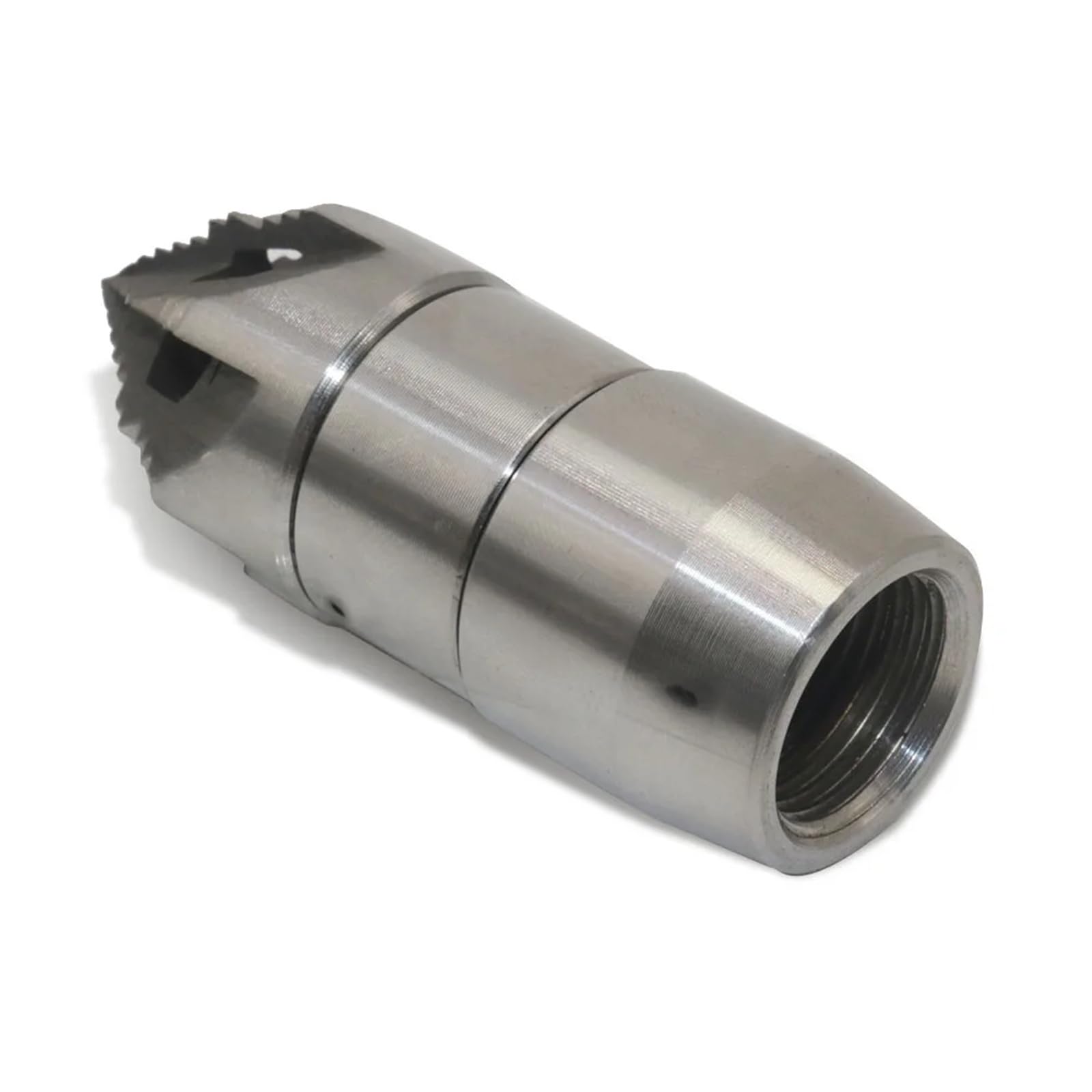 Compatibile con apparecchiature ad alta pressione – Mini ugello rotante con filettatura interna da 3/8'', 16 mm, 2 fori anteriori + 3 fori posteriori, 30 l/min