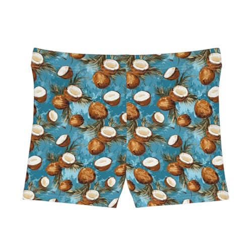 Retro Coconut Lounge Shorts, Comfy Summer Shorts, Casual Festival Outfit, Trendy Boho Beachwear, Fun Style2