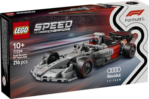 Image of LEGO Speed Champions Audi Revolut F1 Team R26 Race Car Toy Building Set with 1 Minifigure 77259
