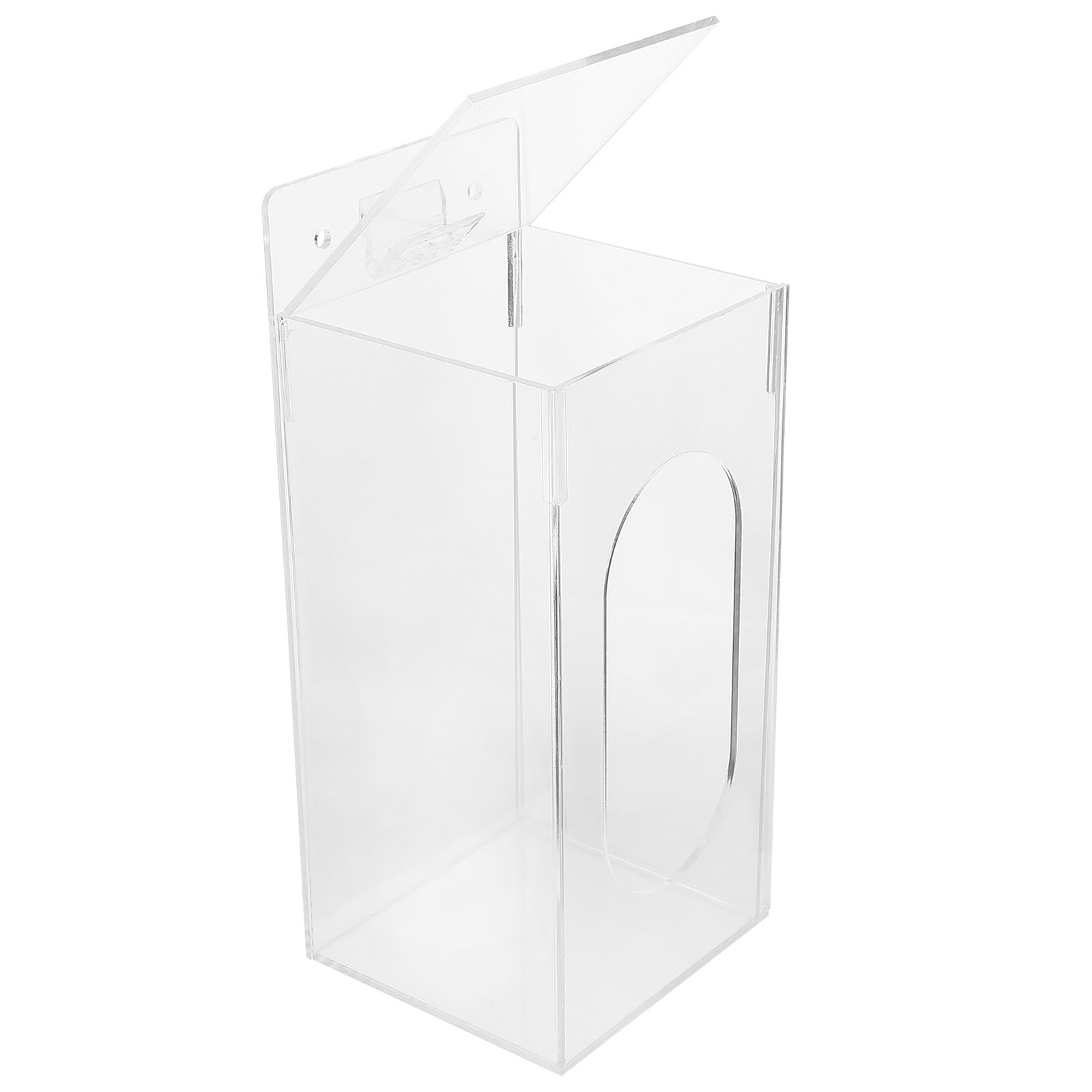 Dispensador Guantes de Acrílico para Montaje Pared Soporte Transparente para Almacenamiento Guantes Reducidos para Hospitales y Oficinas