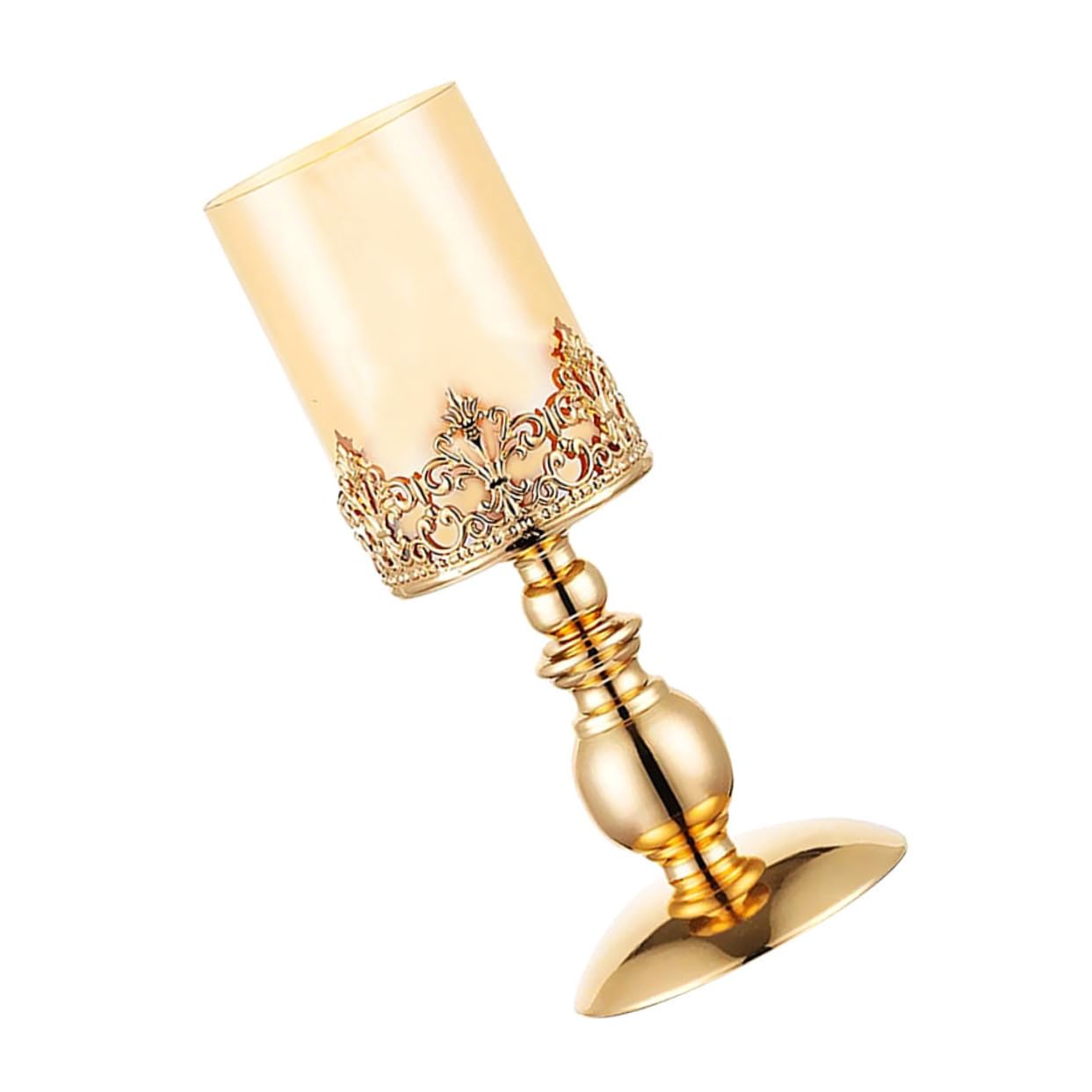 ULDIGI Candlestick Desk Topper Wedding Retro Decor Crystals Decor Table Top Decor Glass Candle Holder Christmas Decor Taper Candle Tapered Candles Candle Shelf Iron Candle Holders Vintage