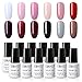 Produktbild Elite99 UV Nagellack Set 12 Farbe Elegants Serie 7ml, Nägel Gel Nail Art Gel Geschenk Kit Gel Polish,12pcs Gellacke UV Gelnägel Set Kit005
